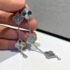 [Eternal Jewelry]CLOVER 5 MOTIF SILVER DIAMOND BRACELET