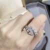 [Eternal Jewelry]SERPENTI LARGE RING SILVER DIAMOND PAVED