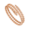 [Eternal Jewelry]SERPENTI BRACELET PINK GOLD DIAMOND DOUBLE ROW