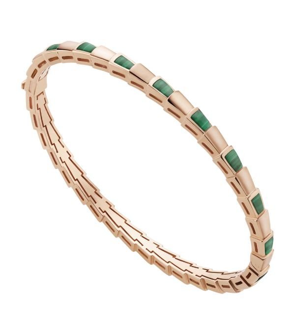 [Eternal Jewelry]SERPENTI BRACELET PINK GOLD MALACHITE