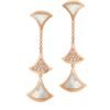[Eternal Jewelry]DREAM EARRINGS 3 MOTIFS DIAMOND MOP PINK GOLD