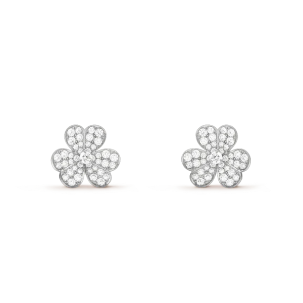 [Eternal Jewelry]CLOVER COMOS DIAMOND EARRINGS SILVER