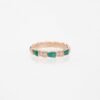 [Eternal Jewelry]SERPENTI RING PINK GOLD MALACHITE DIAMOND 3MM