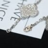 [Eternal Jewelry]CLOVER BRACELET 5 MOTIF SILVER DIAMOND PAVED