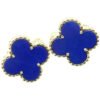 [Eternal Jewelry]CLOVER MINI 9.5MM TURQUOISE EARRINGS