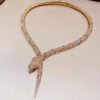 [?Eternal Jewelry?]HAUTE COUTURE GOLD SERPENTI NECKLACE