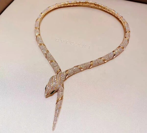 [?Eternal Jewelry?]HAUTE COUTURE GOLD SERPENTI NECKLACE