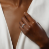 [Eternal Jewelry]ALLIANCE LIENS VIDENCE PAVED DIAMOND 4MM RING