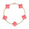 [Eternal Jewelry]CLOVER 5 PINK MOP BRACELET