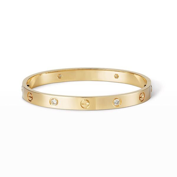 [Eternal Jewelry]LOVE BRACELET 6.1MM 4 DIAMONDS