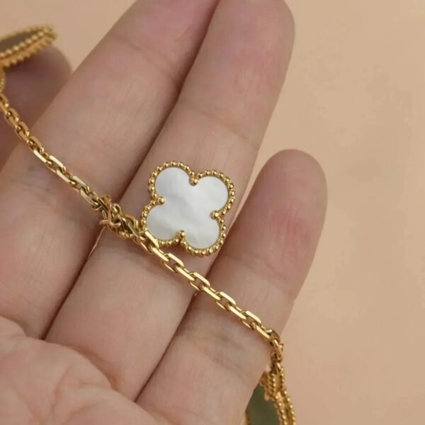 [Eternal Jewelry]LUCKY SPRING 5 MOTIF GOLD BRACELET