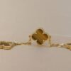 [Eternal Jewelry]CLOVER  5 MOTIFS TIGER EYE BRACELET