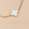 [Eternal Jewelry]CLOVER  5 MOTIF WHITE MOP BRACELET