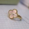 [Eternal Jewelry]CLOVER PINK MOP RING GOLD DIAMOND