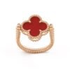 [Eternal Jewelry]CLOVER RIVERSIBLE PINK GOLD RING