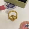 [Eternal Jewelry]CLOVER RIVERSIBLE BLUE AGATE RING