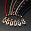 [Eternal Jewelry]FORCE LARGE HORSESHOE HALF DIAMOND BRACELET GOLD