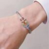 [Eternal Jewelry]FORCE LARGE HORSESHOE  COLORED DIAMOND BRACELET ROSE GOLD