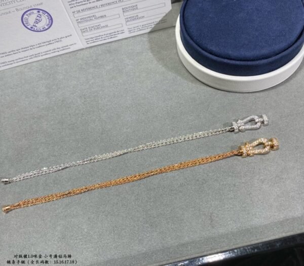 [Eternal Jewelry]FORCE SMALL HORSESHOE  DIAMOND CHAIN ROPE BRACELET