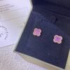 [Eternal Jewelry]CLOVER MINI 9.5MM  PURPLE VIOLET EARRINGS