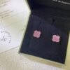 [Eternal Jewelry]CLOVER MINI 9.5MM  PURPLE VIOLET EARRINGS