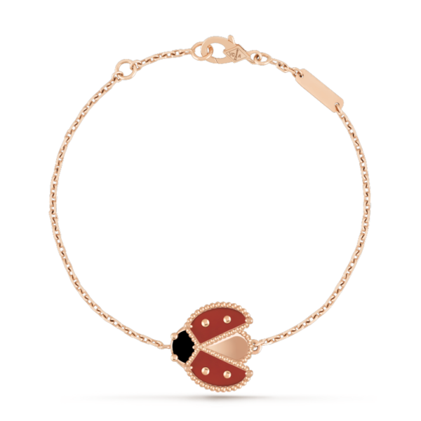 [Eternal Jewelry]LUCKY SPRING 1 MOTIF PINK GOLD BRACELET