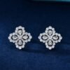 [Eternal Jewelry]LOOP EARRINGS FULL MOTIF DIAMOND 16MM