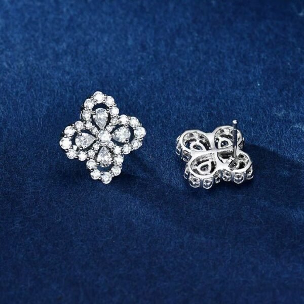 [Eternal Jewelry]LOOP EARRINGS FULL MOTIF DIAMOND 16MM