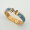 [Eternal Jewelry]H PINK GOLD BRACELET BLUE CERAMIC