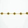 [Eternal Jewelry]CLOVER  5 MOTIFS TIGER EYE BRACELET