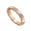 [Eternal Jewelry]SERPENTI RING PINK GOLD DIAMOND MOP 3MM
