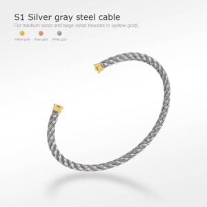 [Eternal Jewelry]FORCE SERIES BRACELET CABLES 50 CHOICES (DIY SELECTION)