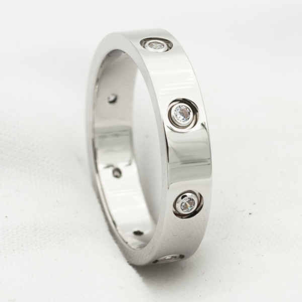 [Eternal Jewelry]LOVE RING 3.6MM 8 DIAMONDS
