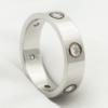 [Eternal Jewelry]LOVE RING 5.5MM 6 DIAMONDS SILVER