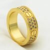 [Eternal Jewelry]LOVE RING 5.5MM DIAMONDS PAVED