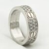 [Eternal Jewelry]LOVE RING 5.5MM DIAMONDS PAVED