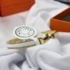 [Eternal Jewelry]CLASSIC HM CLIC WHITE 8MM ENAMEL BRACELET