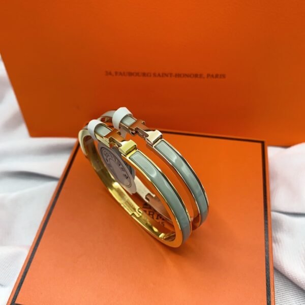 [Eternal Jewelry]CLASSIC HM CLIC GREEN 8MM ENAMEL BRACELET