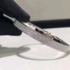 [Eternal Jewelry]HM KELLY BRACELET IN SILVER AND FULL PAVE DIAMOND