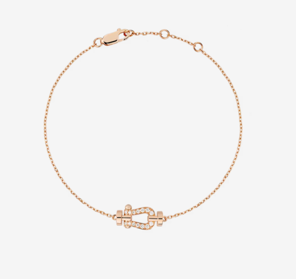 [Eternal Jewelry]FORCE 10 FULL DIAMOND BUCKLE CHAIN LINK MINI MODEL