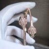 [Eternal Jewelry]SERPENTI BRACELET PINK GOLD MALACHITE DIAMOND DOUBLE SNAKE