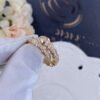 [Eternal Jewelry]SERPENTI RING PINK GOLD DIAMOND PAVED 4MM