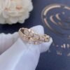 [Eternal Jewelry]SERPENTI RING PINK GOLD DIAMOND PAVED 4MM