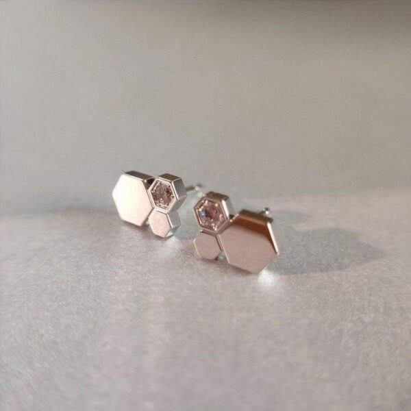 [Eternal Jewelry]BEE LOVE SILVER DIAMOND EARRINGS