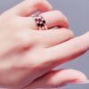 [Eternal Jewelry]BEE LOVE RING PINK GOLD DIAMOND