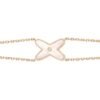 [Eternal Jewelry]JEUX BRACELET WHITE MOP PINK GOLD 1 DIAMOND