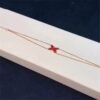 [Eternal Jewelry]JEUX BRACELET CARNELIAN PINK GOLD 1 DIAMOND