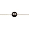 [Eternal Jewelry]JEUX DE BRACELET ONYX PINK GOLD DIAMOND