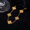 [Eternal Jewelry]CLOVER 5 MOTIFS BRONZING BRACELET