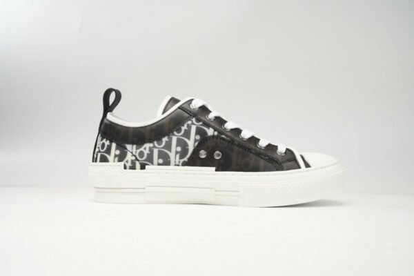 Dior B23 HT Oblique Transparency Low Bang Black and White